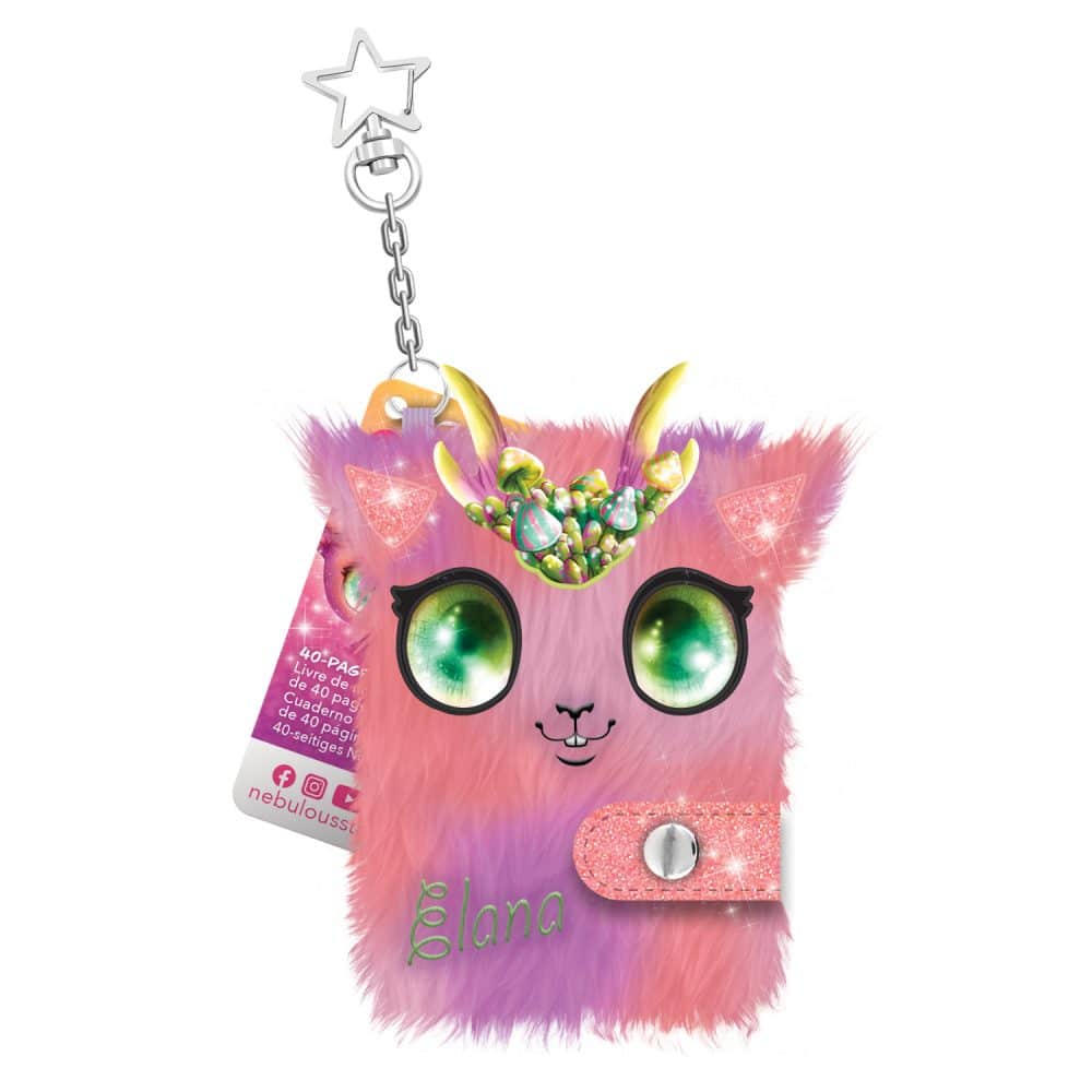 Mini carnet porte-cles en peluche – Image 2