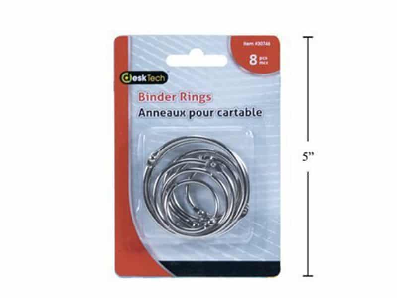 Anneaux (8) assorties