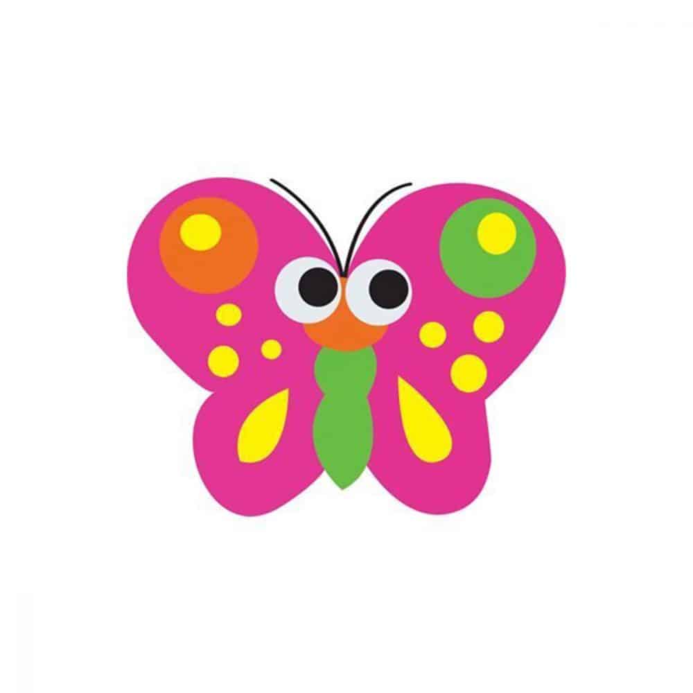 Mini efface à tableau magnétique 3.5 po papillon
