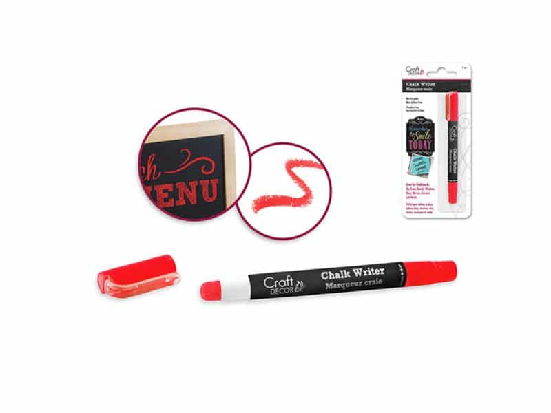 Marqueur craie pour tableau rouge
