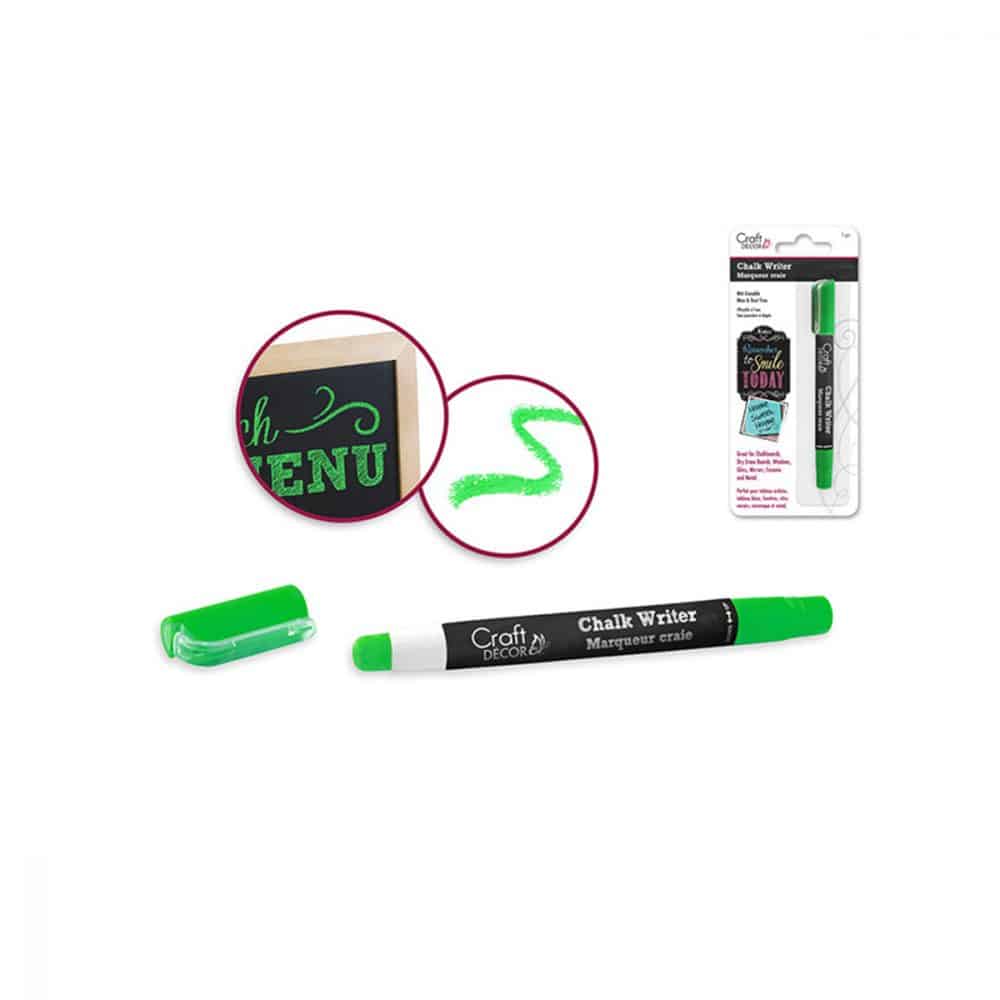 Marqueur craie pour tableau  vert neon