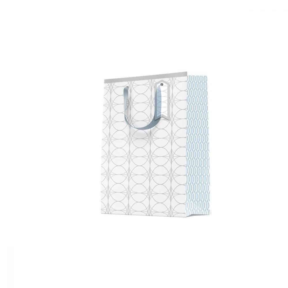 Sac cadeau blanc motif petit