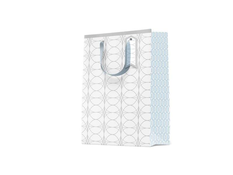 Sac cadeau blanc motif petit