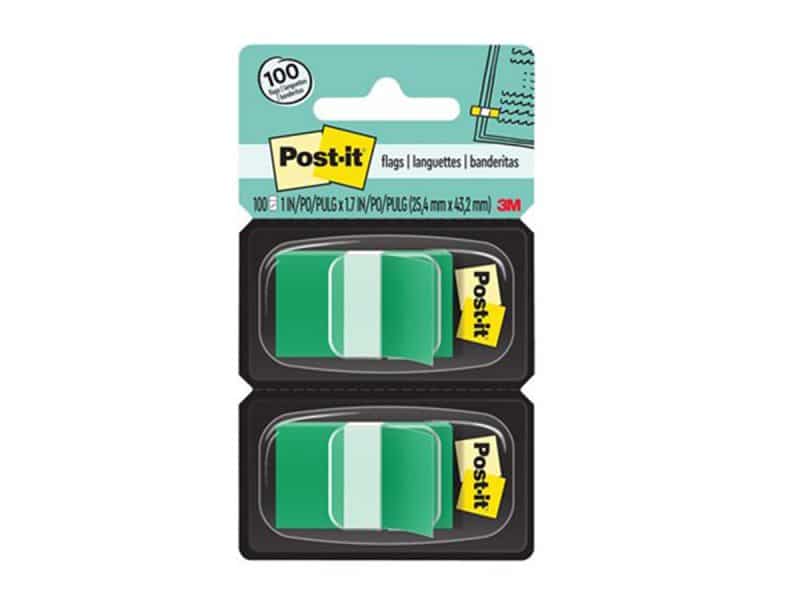 Languettes Post-It vert