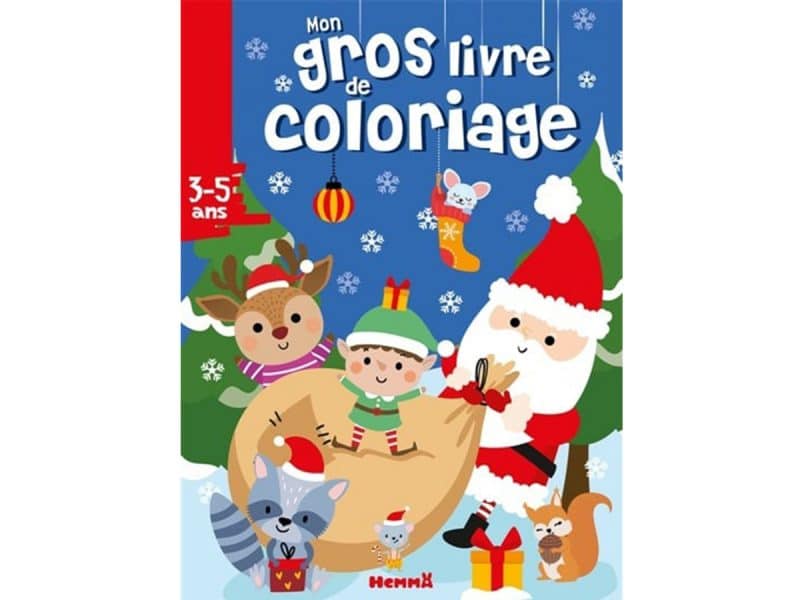 Mon gros livre de coloriage Père Noël