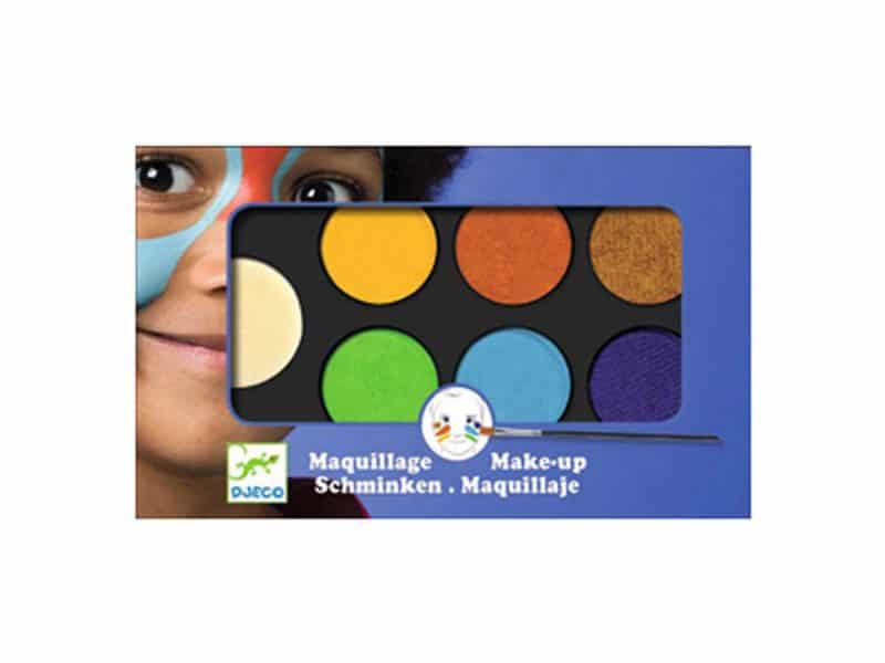 Maquillage palette 6 couleurs nature