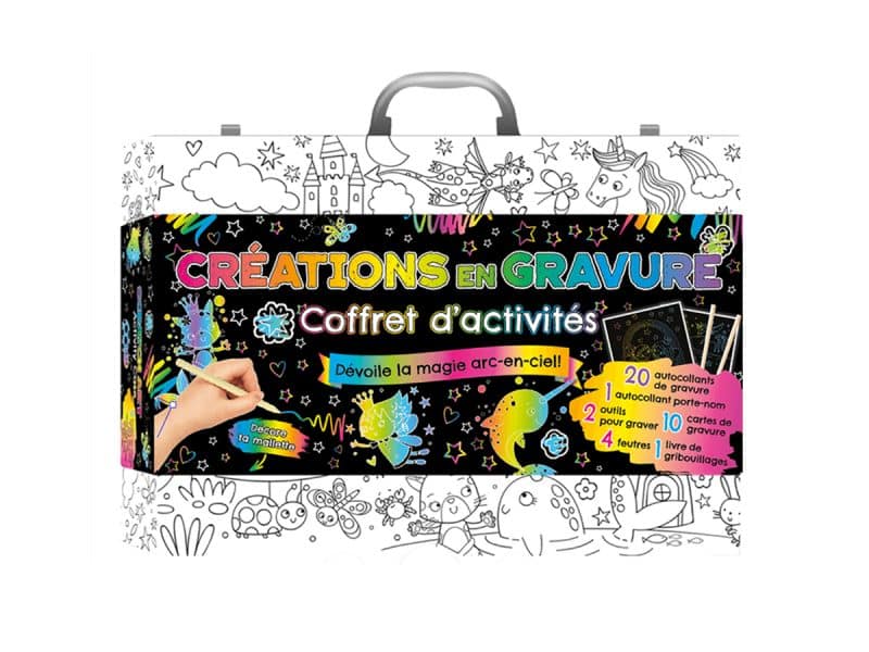 Créations en gravure Coffret d'activité