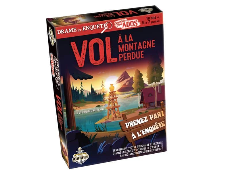Jeu Drame et Enquête - Vol à la montagne perdue
