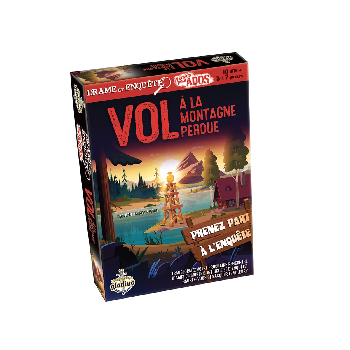 Jeu Drame et Enquête - Vol à la montagne perdue