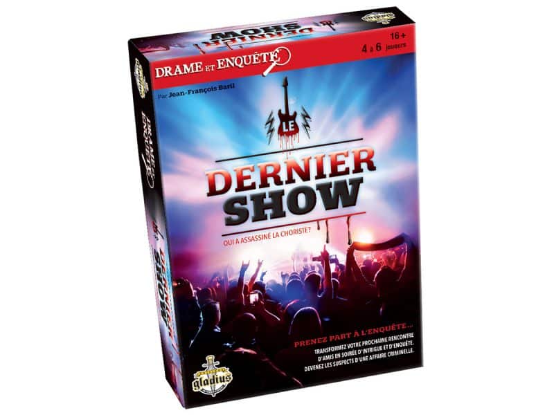 Jeu Drame et Enquête - Le dernier show