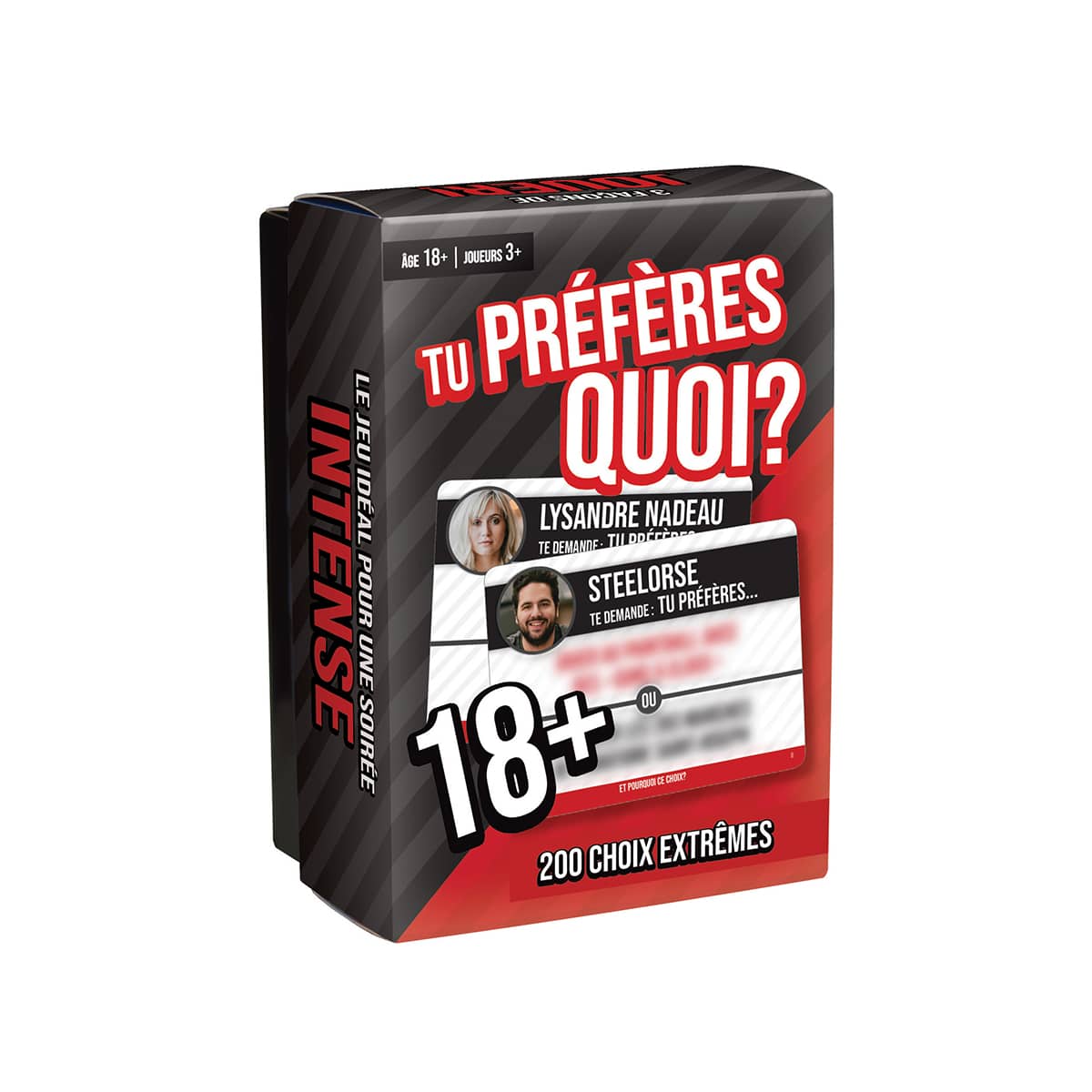 Jeu Tu préfères quoi? 18 ans et plus