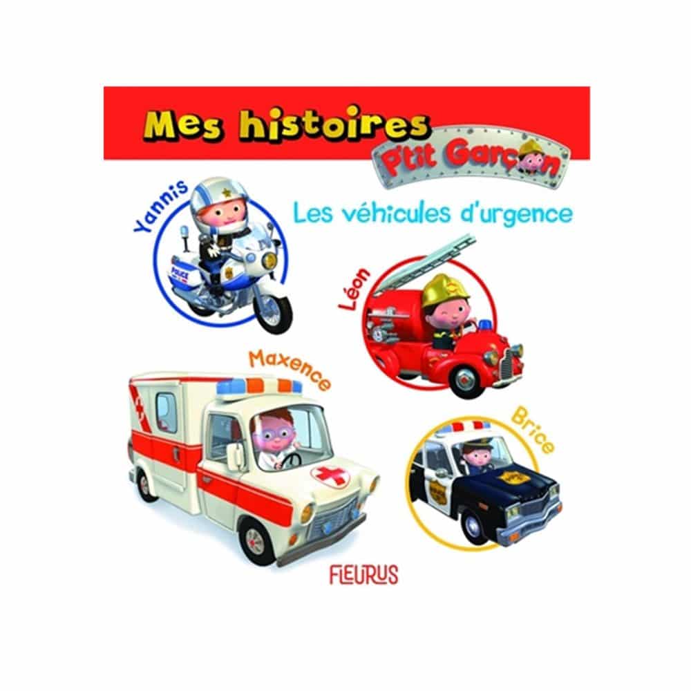 Mes histoires P'tit Garçon Les véhicules d'urgence