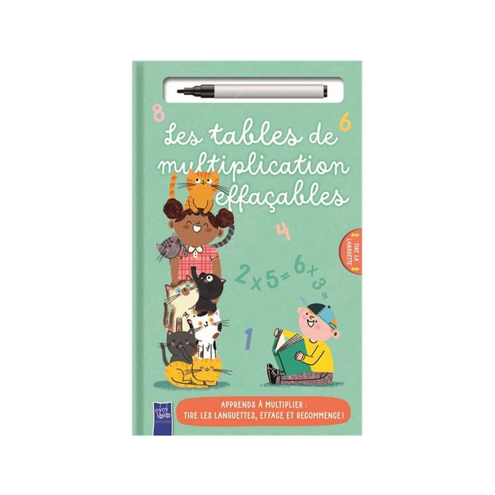 Les tables de multiplication effaçables