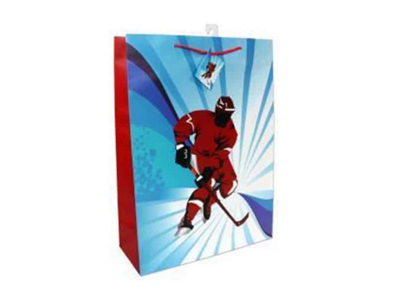 Sac cadeau jumbo hockey