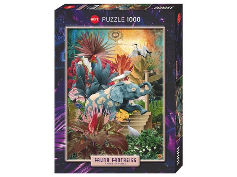 Casse-tête 1000 morceaux Fauna Fantasies, Elephantaisy