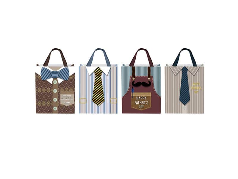 Sac cadeaux M tuxedo 18 x 23 x10cm