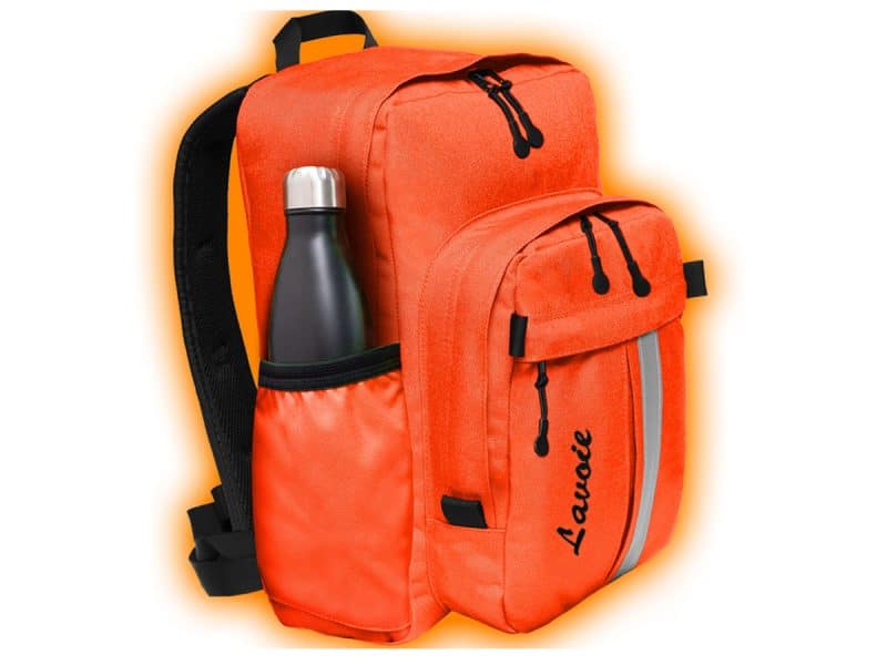Sac à dos Lavoie Chic Choc - orange fluo