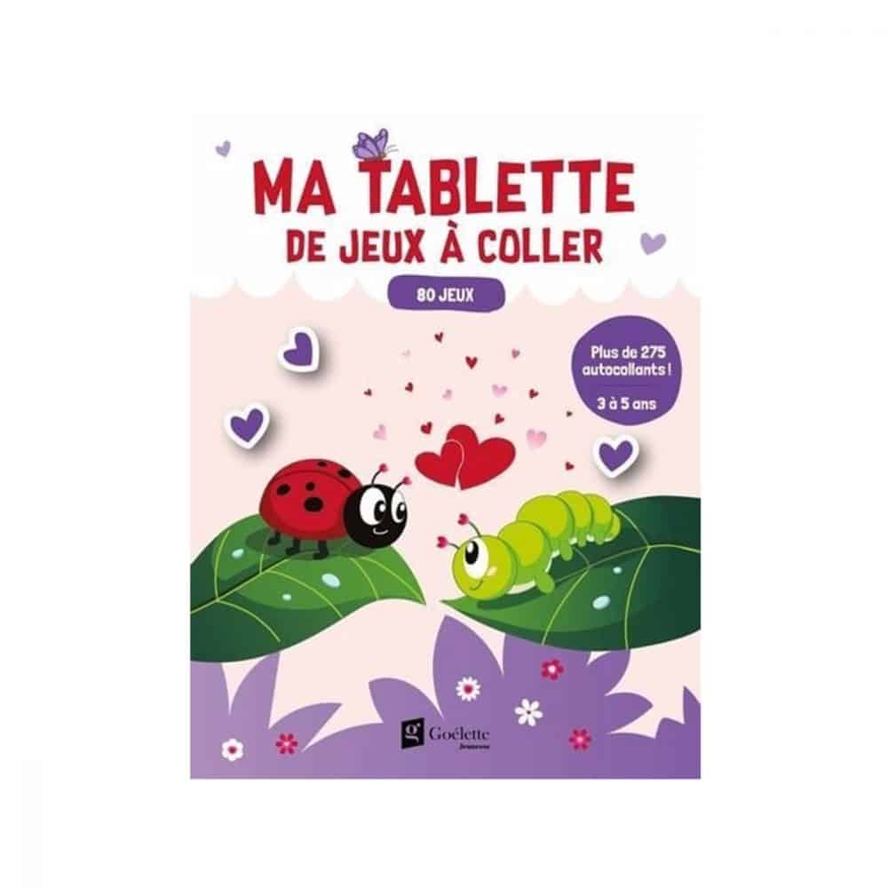 Ma tablette de jeux à coller Coccinelle