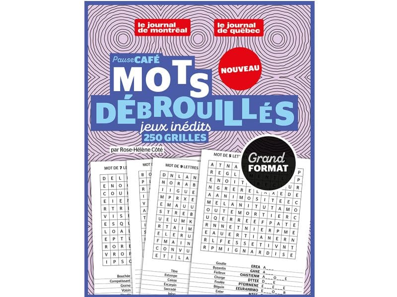 Pause café Grand format Mots débrouillés