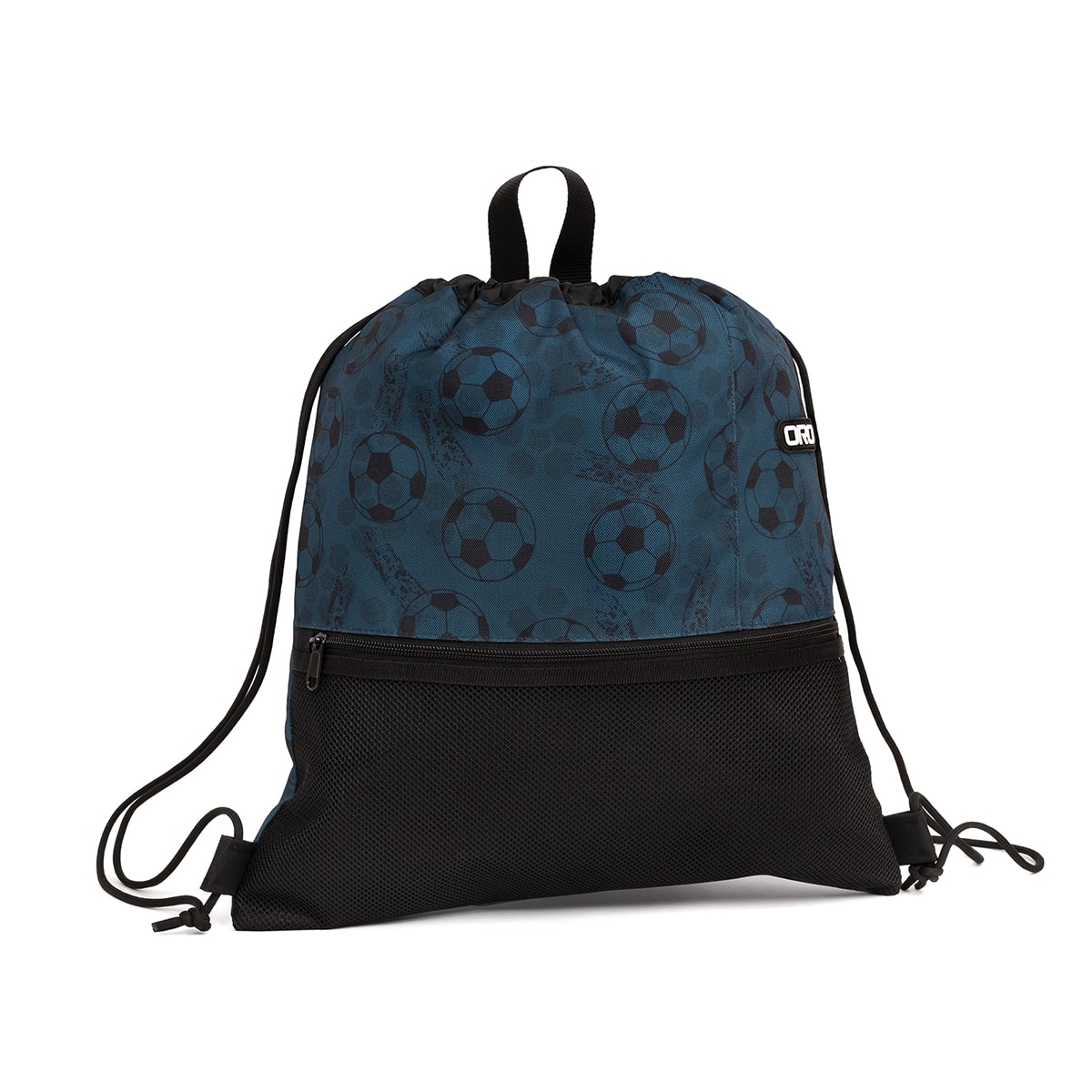 Kelly Shoe Bag - Lightweight Compact Canadian Made Sports Duffel With Zipper Pocket & Reflective Strip For School Gym