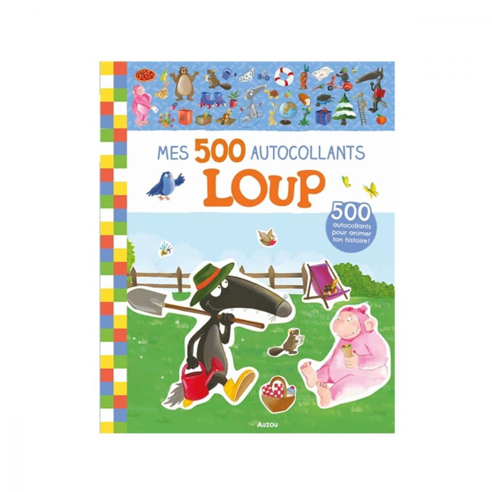 Mes 500 autocollants Loup
