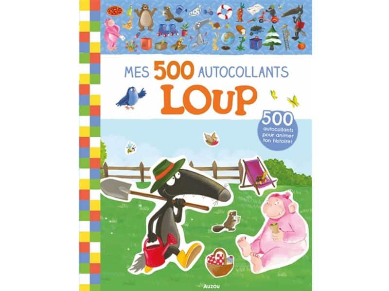 Mes 500 autocollants Loup