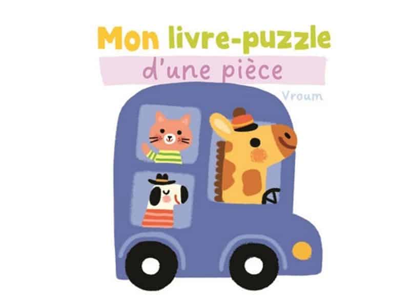 Mon livre-puzzle d'une pièce Les animaux sauvages