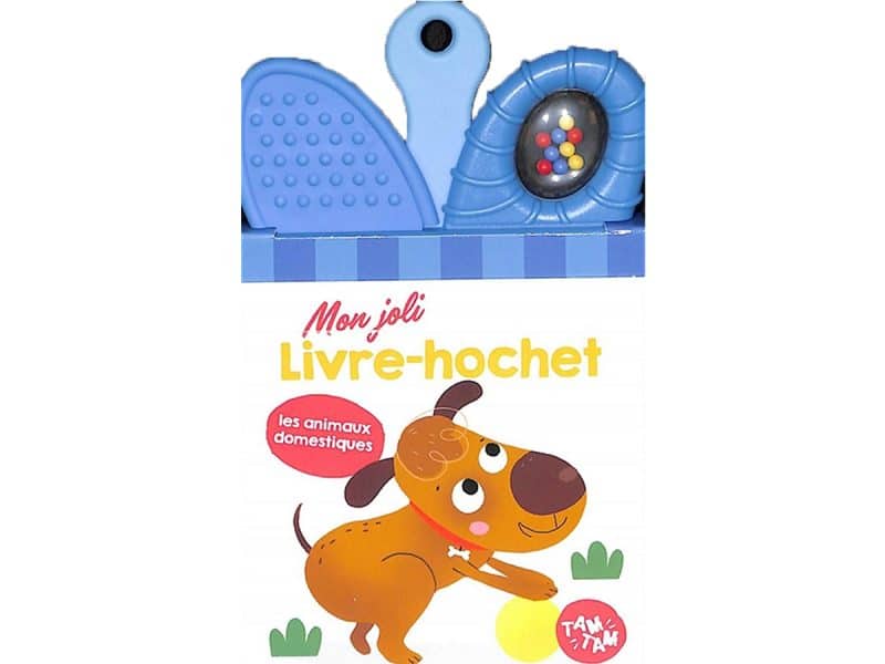 Mon joli livre-hochet Les animaux domestiques