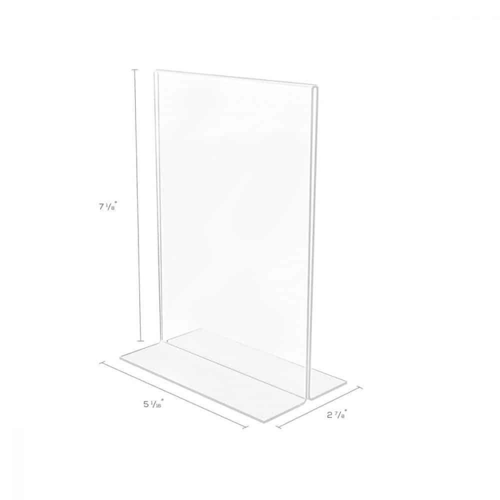 Porte-affiche double face 5 x 7