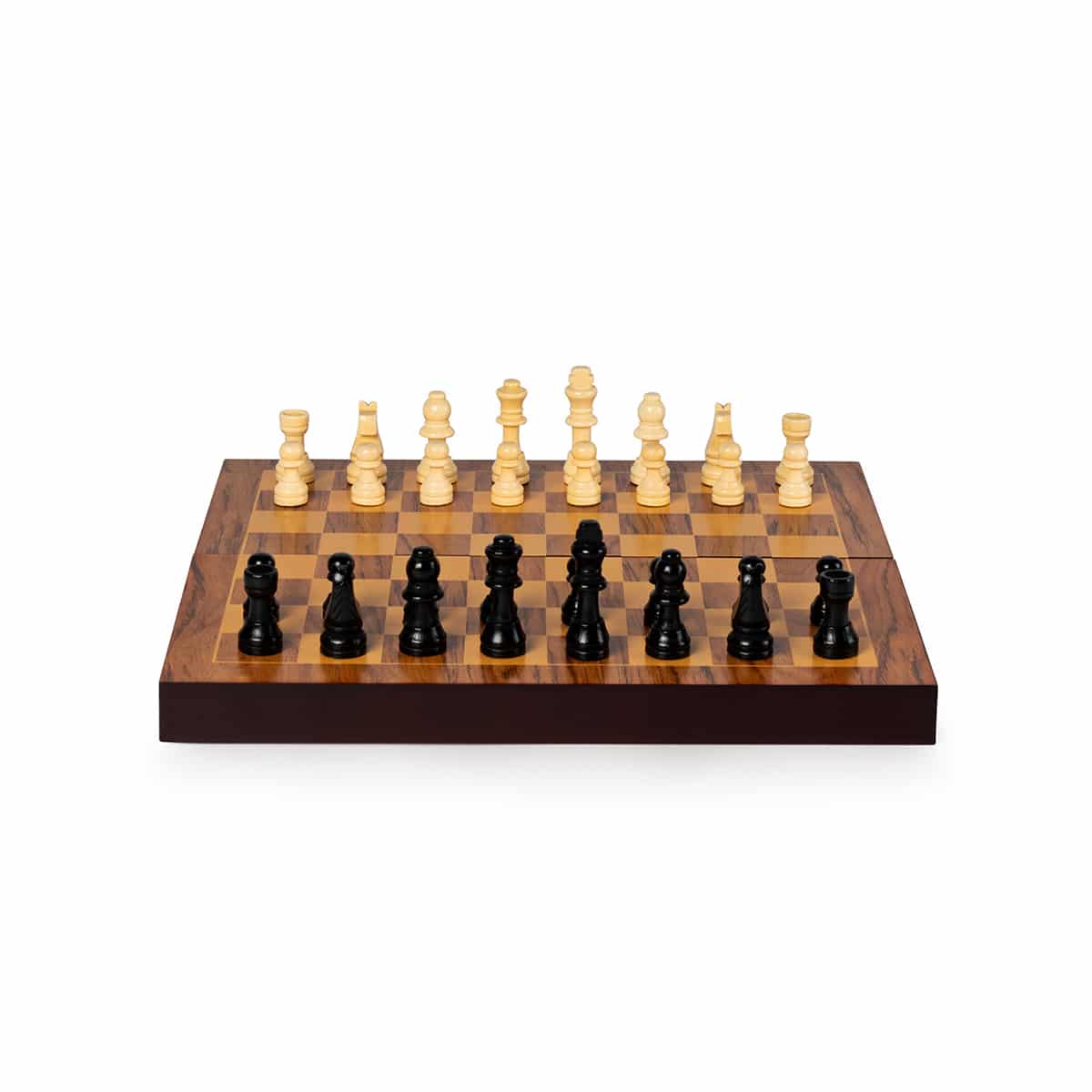 Jeu d'échec en bois pliable