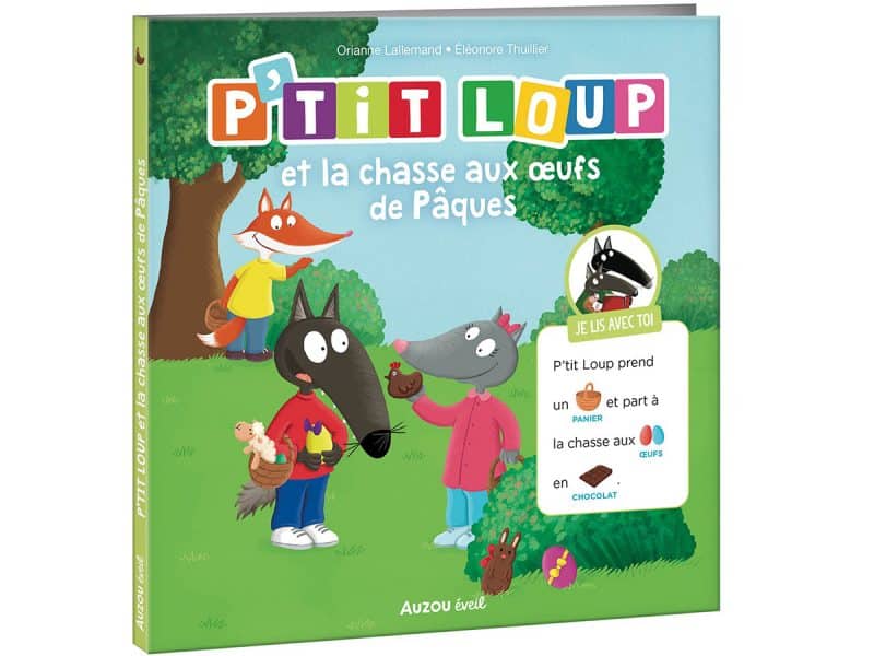 P'tit Loup et la chasse aux oeufs de Pâques