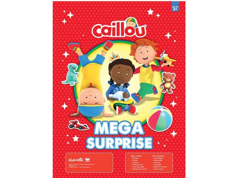 Caillou 3D Sac Méga surprise