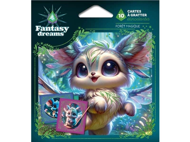 Fantasy Dreams 10 cartes à gratter Forêt magique
