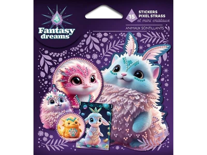 Fantasy Dreams 15 stickers en pixel strass