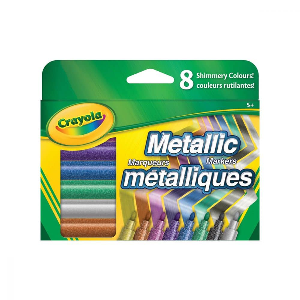 8 marqueurs métalliques crayola
