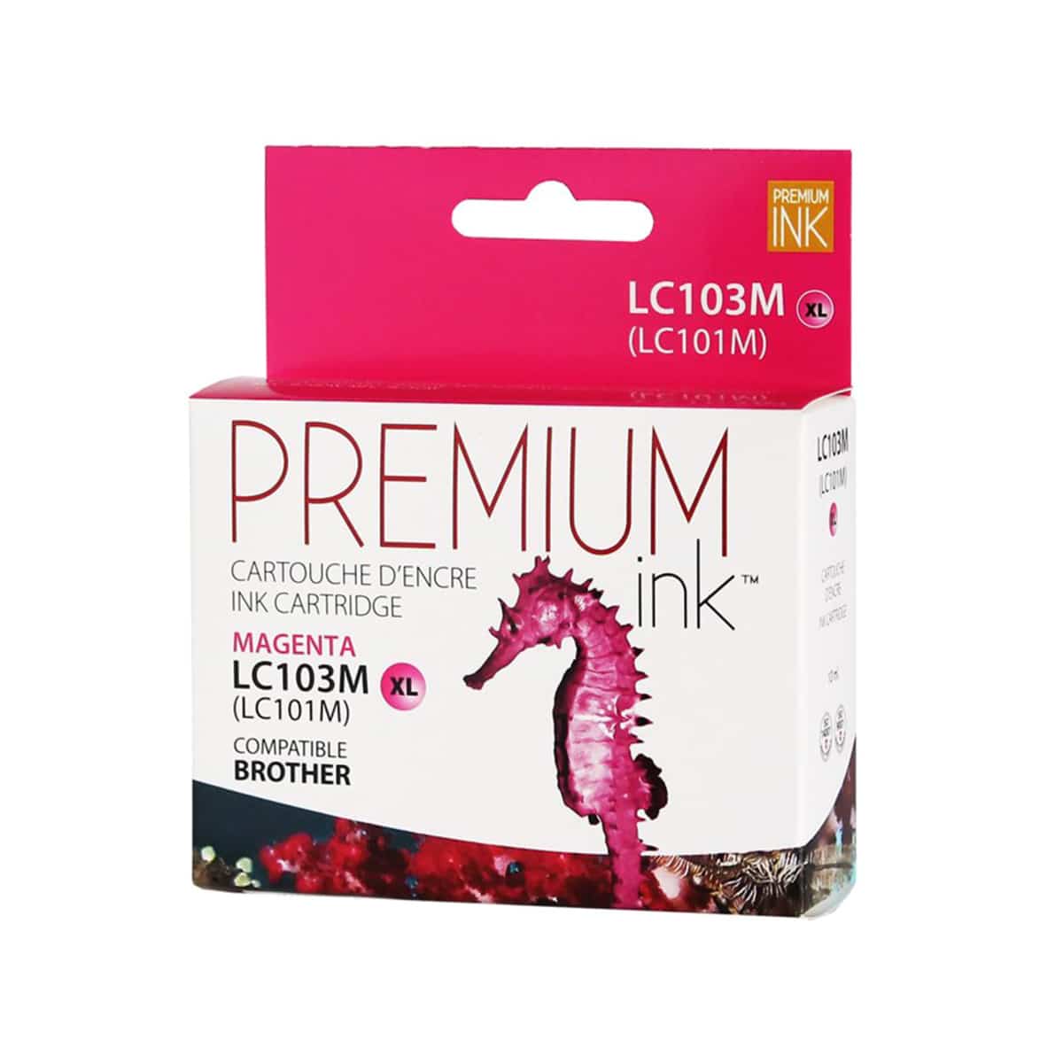 Cartouche d'encre Brother LC103 magenta compatible