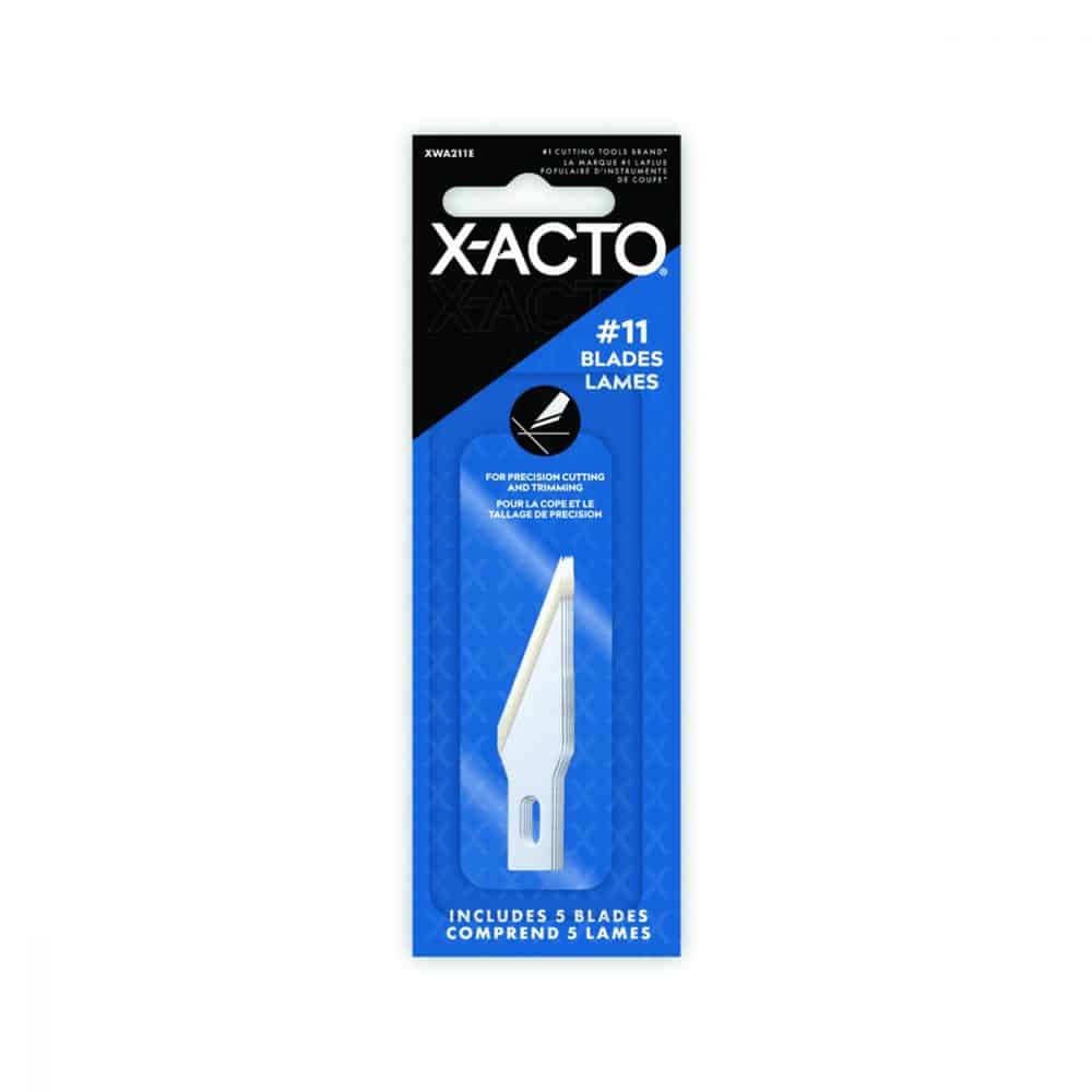 5 lames de rechange Xacto #11 - Elmers
