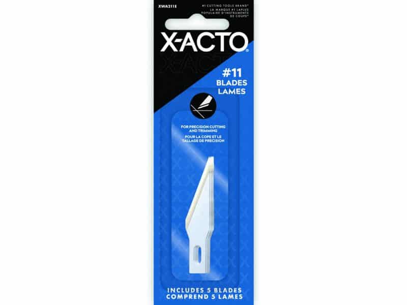 5 lames de rechange Xacto #11 - Elmers