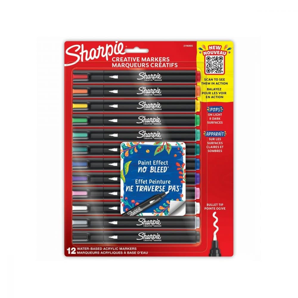 12 marqueurs créatifs Sharpie