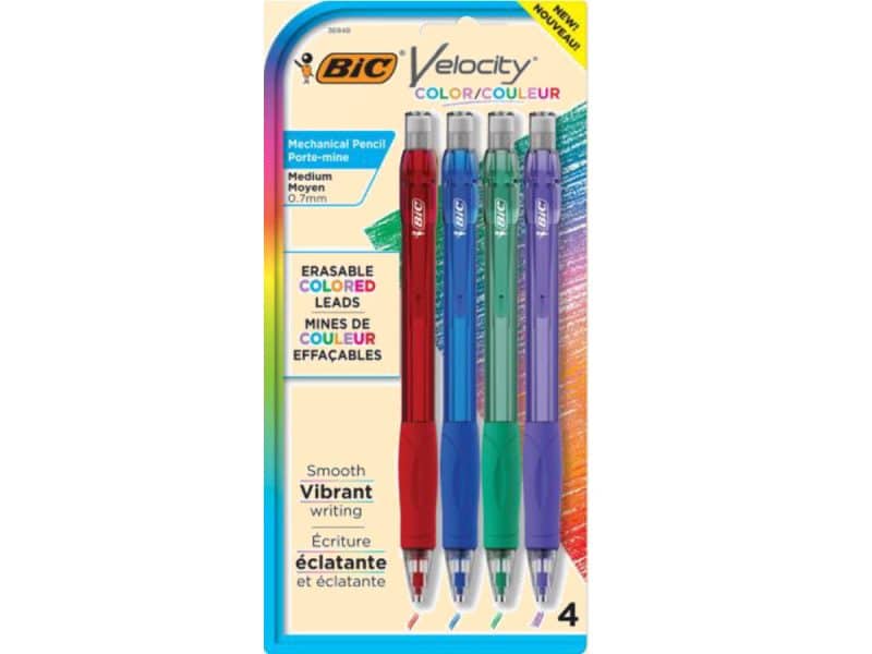 Velocity - Porte-mines .7 mines de couleurs effacables