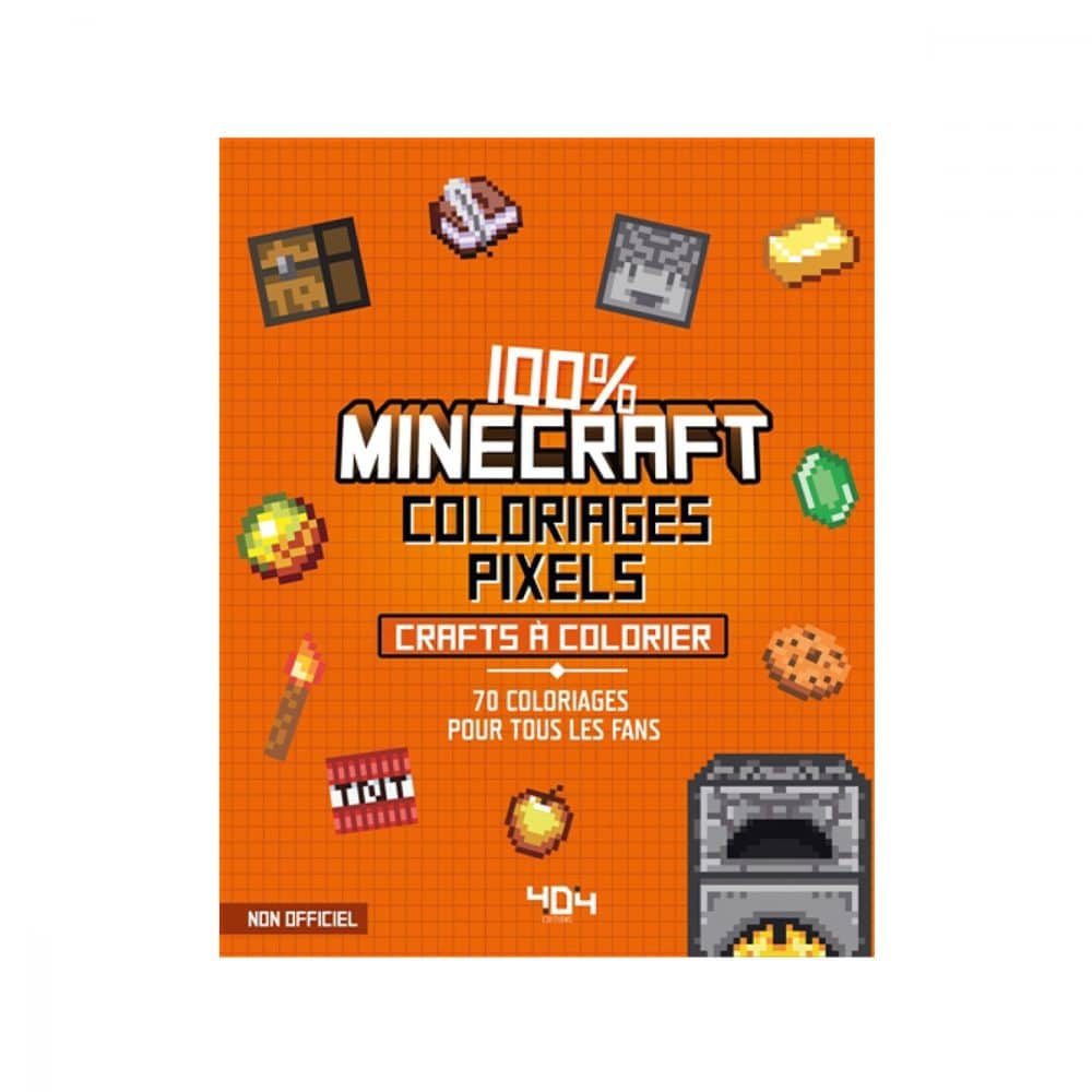 100% minecraft coloriages pixels crafts