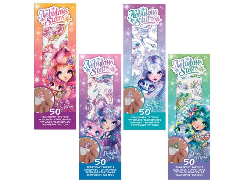 Tatouages temporaires mini Nebulous Stars