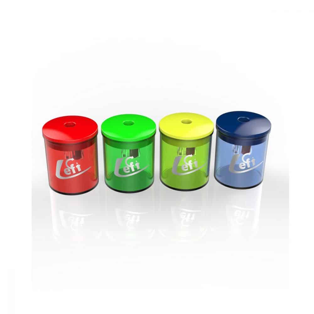 Taille crayon simple pour gaucher assorti