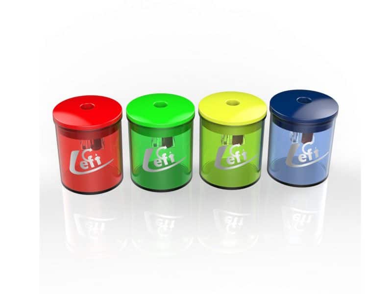 Taille crayon simple pour gaucher assorti