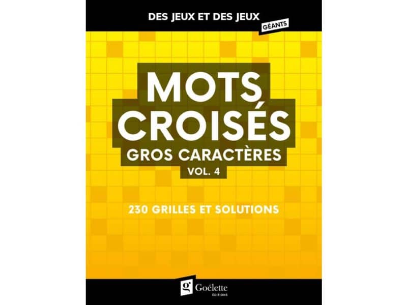 Mots croisés gros caractères vol.4