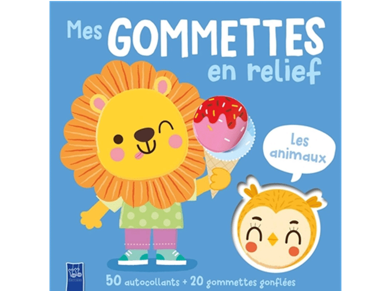 Mes gommettes en relief Les animaux