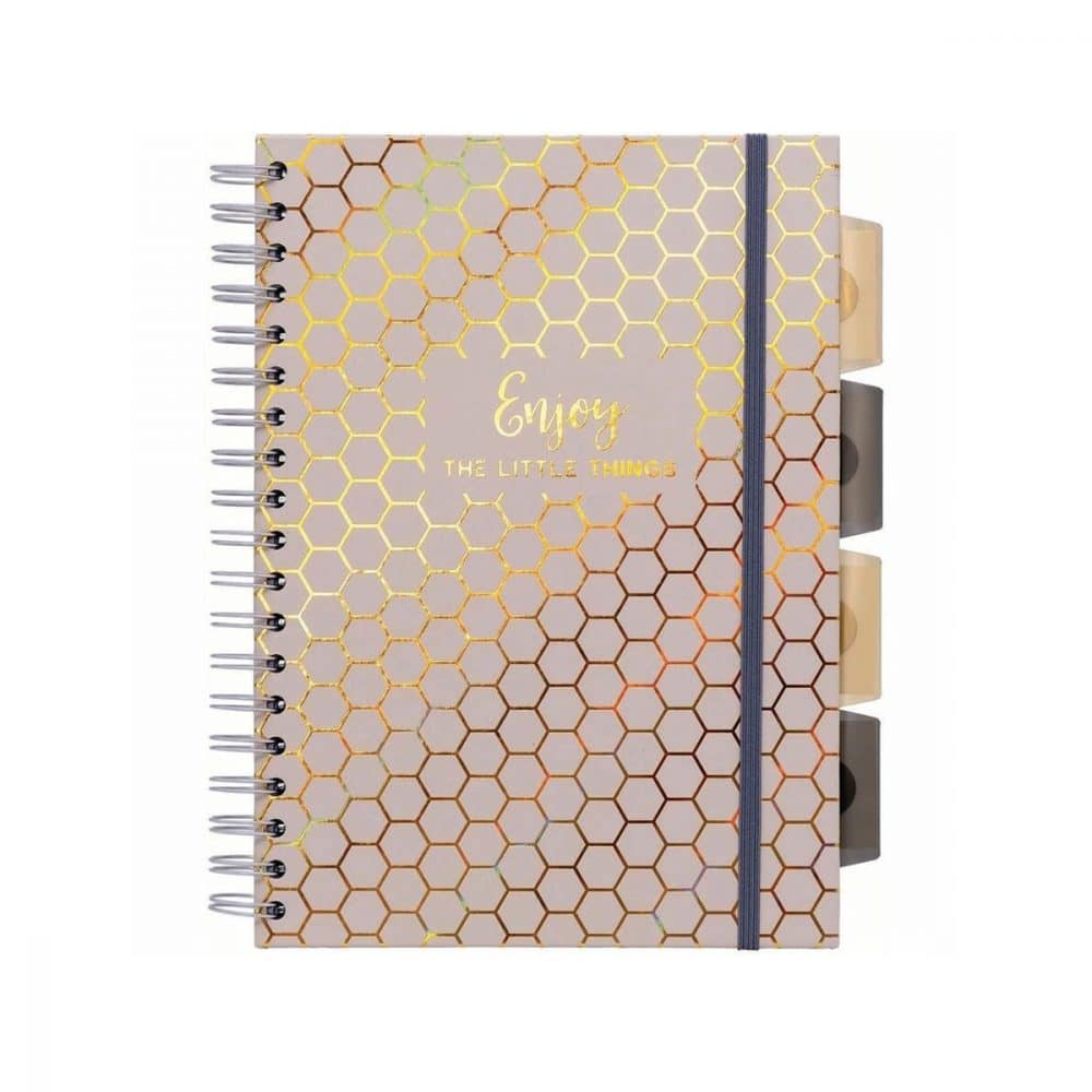 Pukka Haze Cahier de projets 5 onglets Taupe- Pukka Pads
