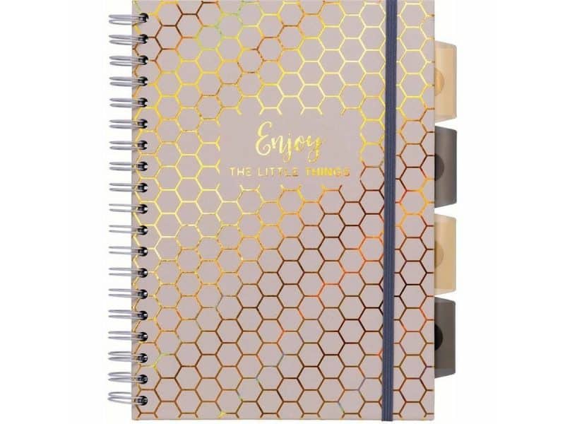 Pukka Haze Cahier de projets 5 onglets Taupe- Pukka Pads