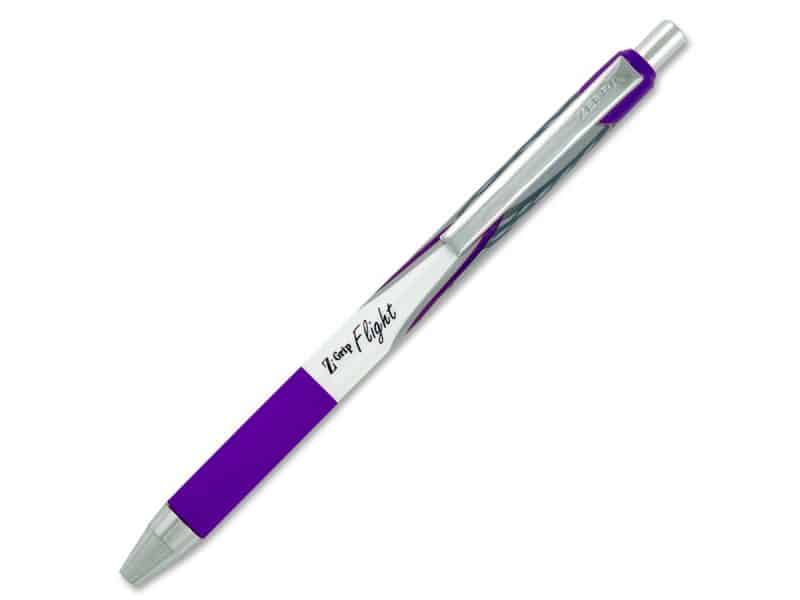 Stylos à bille rétractable Z-Grip Flight - Zebra Pen violet