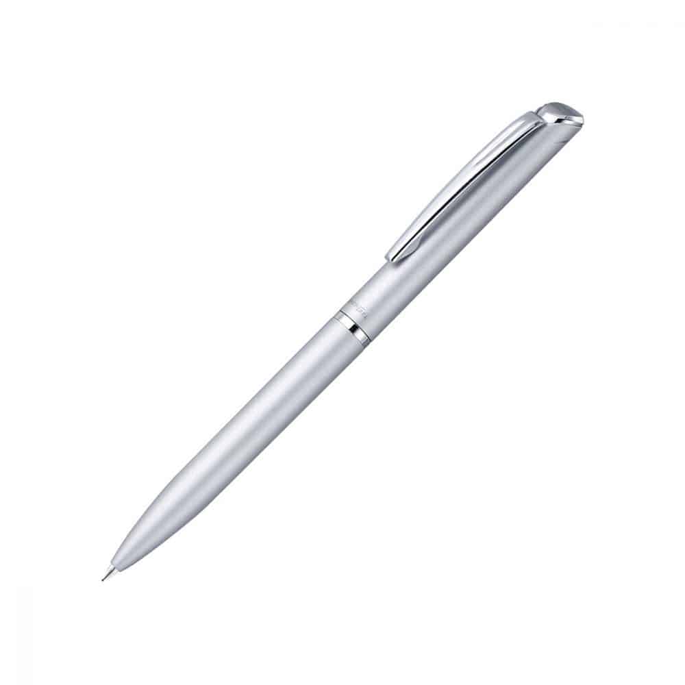 pentel energel .07 silver twist encre noir